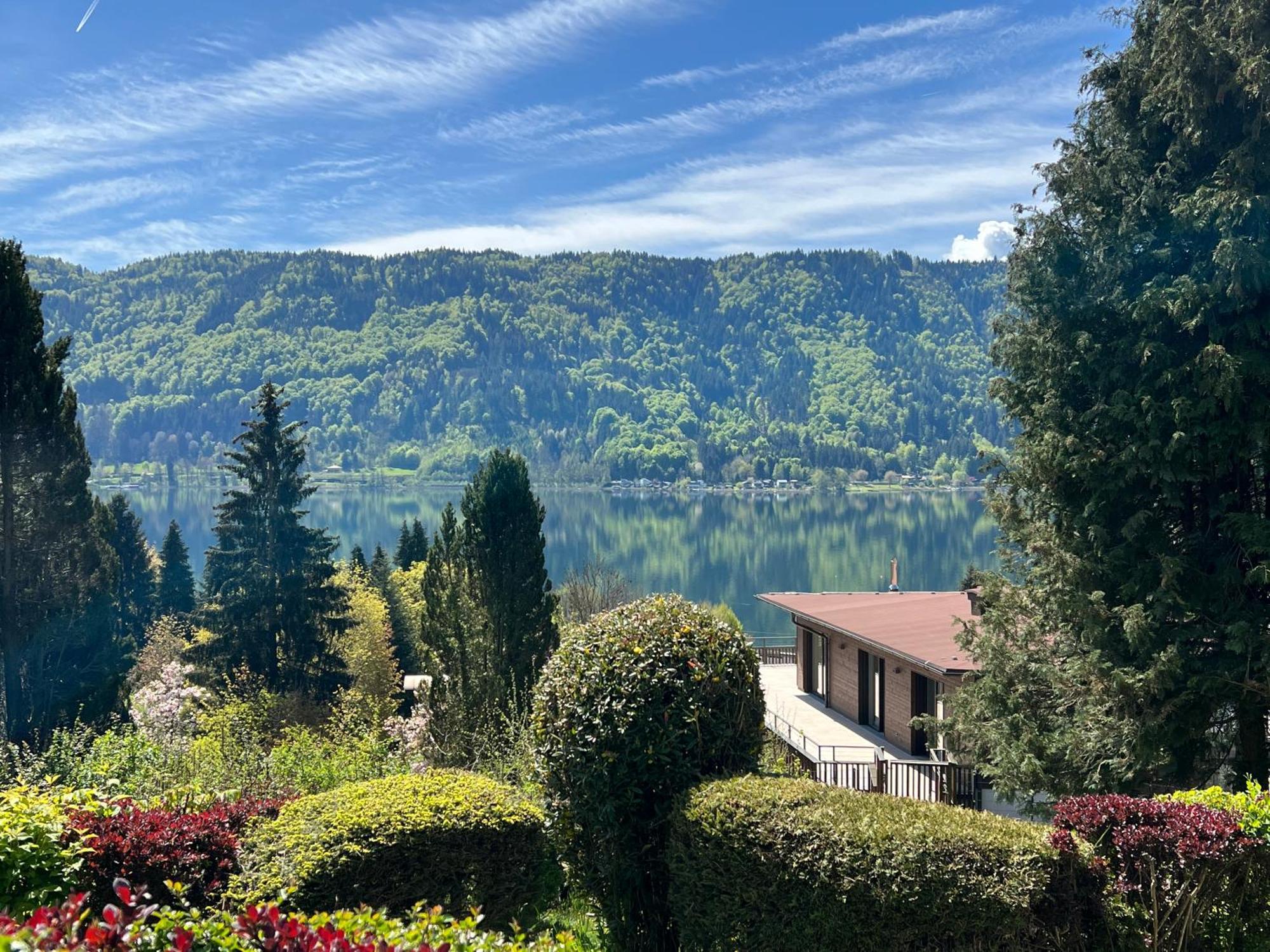 Ferienwohnung Mit Seeblick - Ossiacher See Gerlitzen Sattendorf المظهر الخارجي الصورة